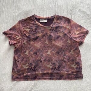 No Boundaries Women’s cropped floral shirt size xxl